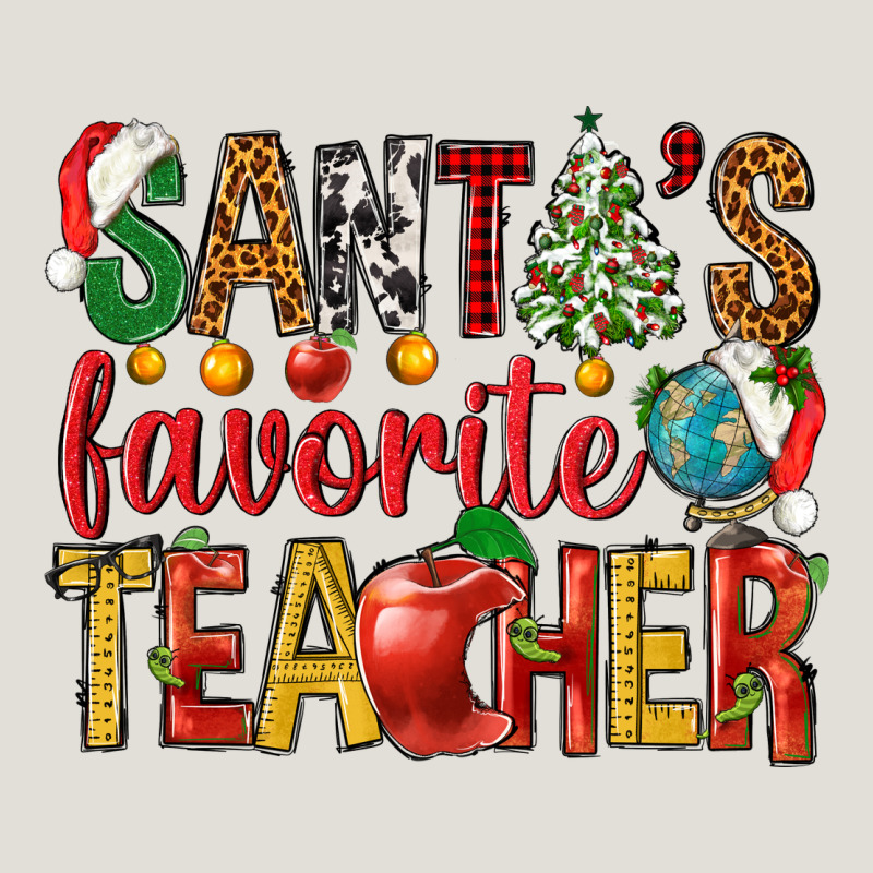 Santas Favorite Teacher Heavy Core Tee by NancyCooperArtShop | Teevron