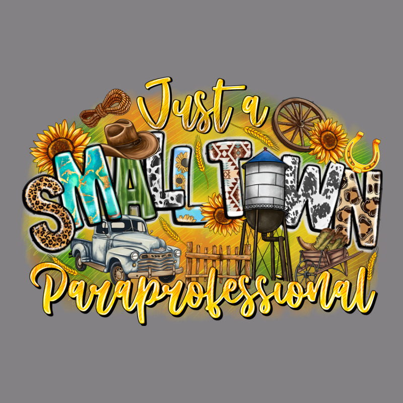 Just Small Town Paraprofessional Heavyweight Hoodie by CowhideDigitalArt | Teevron