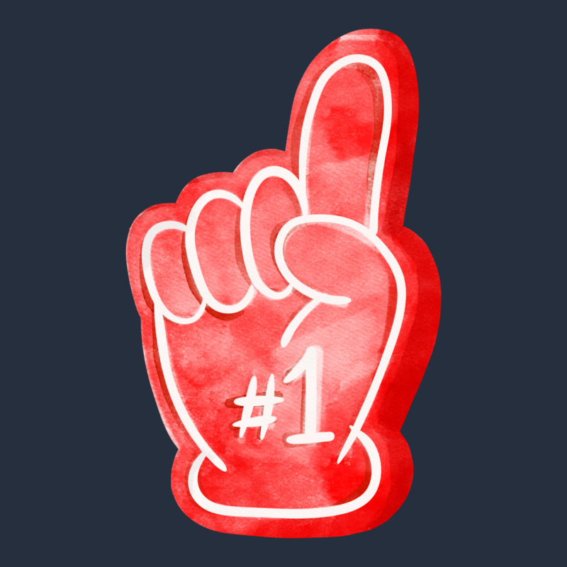 Number One Foam Finger Zipper Hoodie by FaDigitalArtStudio | Teevron