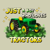 Just A Boy Who Loves Tractors Heavy Core Tee | Teevron
