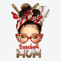 Baseball Mom Messy Bun Urban Heavy Tee | Teevron