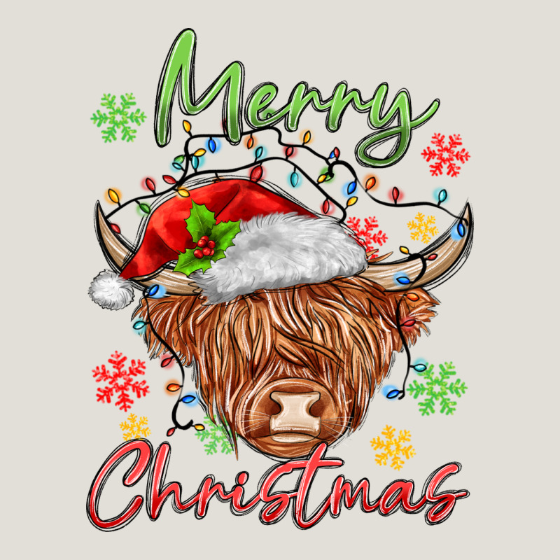 Merry Christmas Cow Heavy Core Tee by MaliasSmallBusiness | Teevron