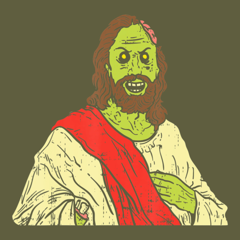 Zombie Jesus Halloween Costume Christian Christ Vintage Tee by maiPhamDesign | Teevron
