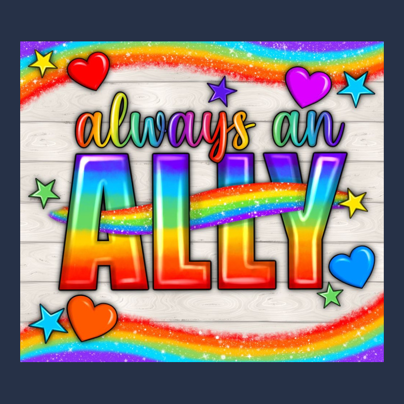 Always An Ally Pride Lgbtq+ Tumbler Premium Hoodie by BundleAndBundleShop | Teevron