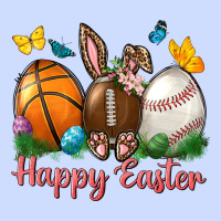 Happy Easter Sports With Butterfly Urban Heavy Tee | Teevron