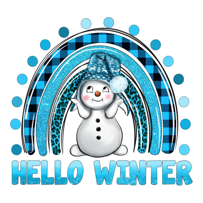 Hello Winter Rainbow With Snowman Bbs Premium Tee by BundleAndBundleShop | Teevron