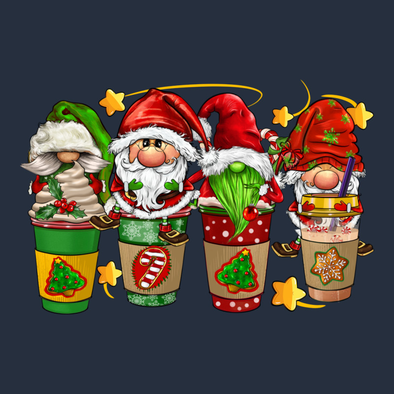 Christmas Coffee Cups Gnomies Zipper Hoodie by FaDigitalArtStudio | Teevron