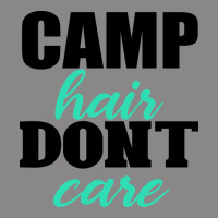Camp Hair Don't Care Black Vintage Tee | Teevron