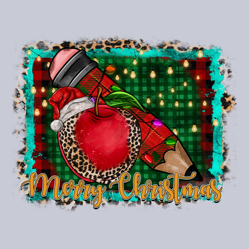 Merry Christmas Teacher Heavyweight Hoodie by CowhideDigitalArt | Teevron