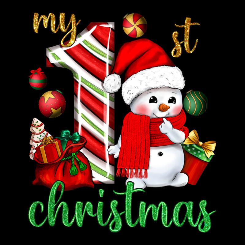 My 1 St Christmas With Cute Snowman Bbs Premium Tee by BundleAndBundleShop | Teevron