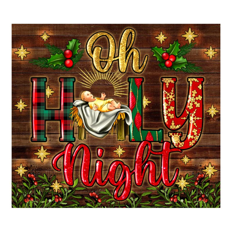 Oh Holy Night Zipper Hoodie by BundleAndBundleShop | Teevron