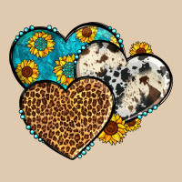 Cowhide Leopard Hearts Heavyweight Sweatshirt | Teevron