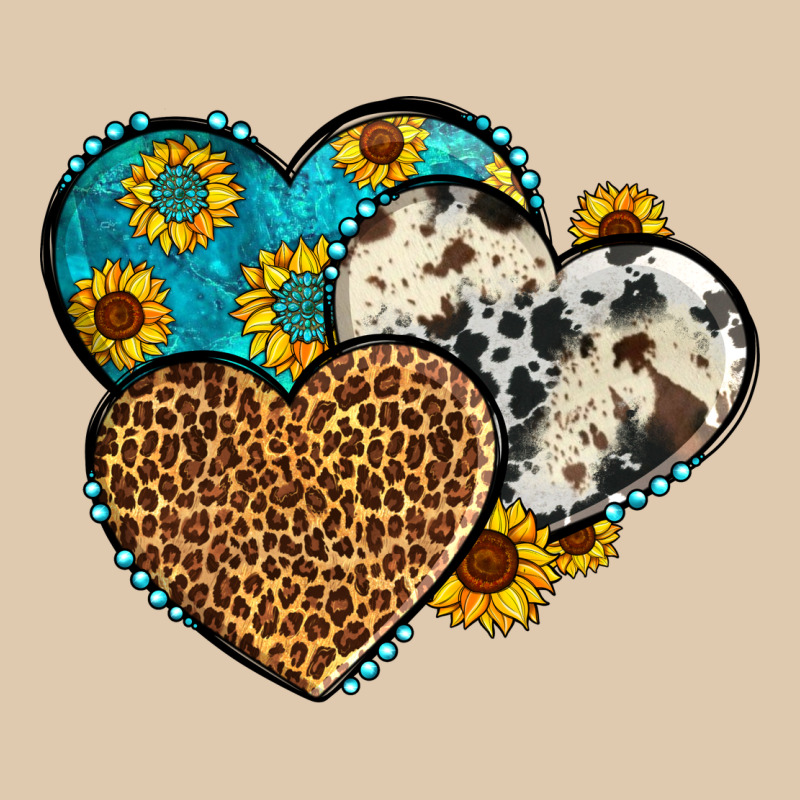 Cowhide Leopard Hearts Heavyweight Sweatshirt by OliviaCreatesArt | Teevron