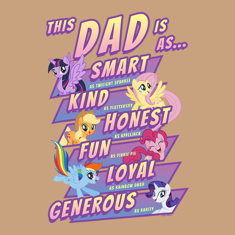 My Little Pony Father's Day Group Shot This Dad Is Vintage Tee by longCreatives | Teevron
