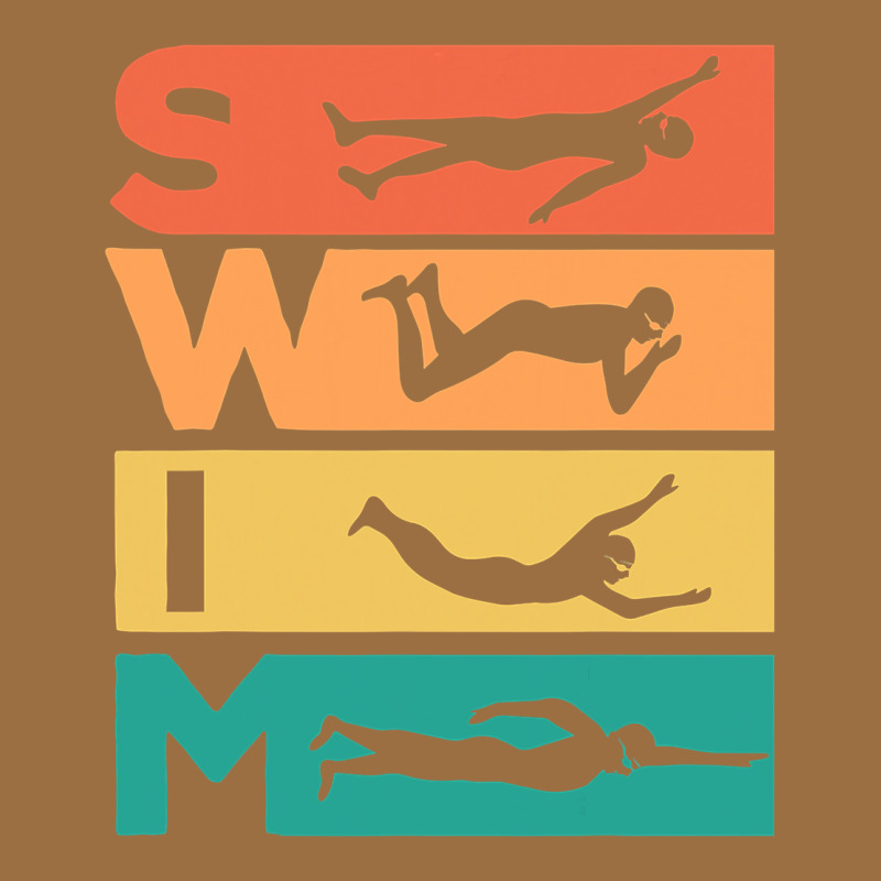Retro Vintage Swimming Gift For Swimmers Vintage Tee by longCreatives | Teevron