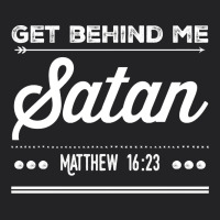 Get Behind Me Satan Matthew 1623 Quote Vintage Tee | Teevron