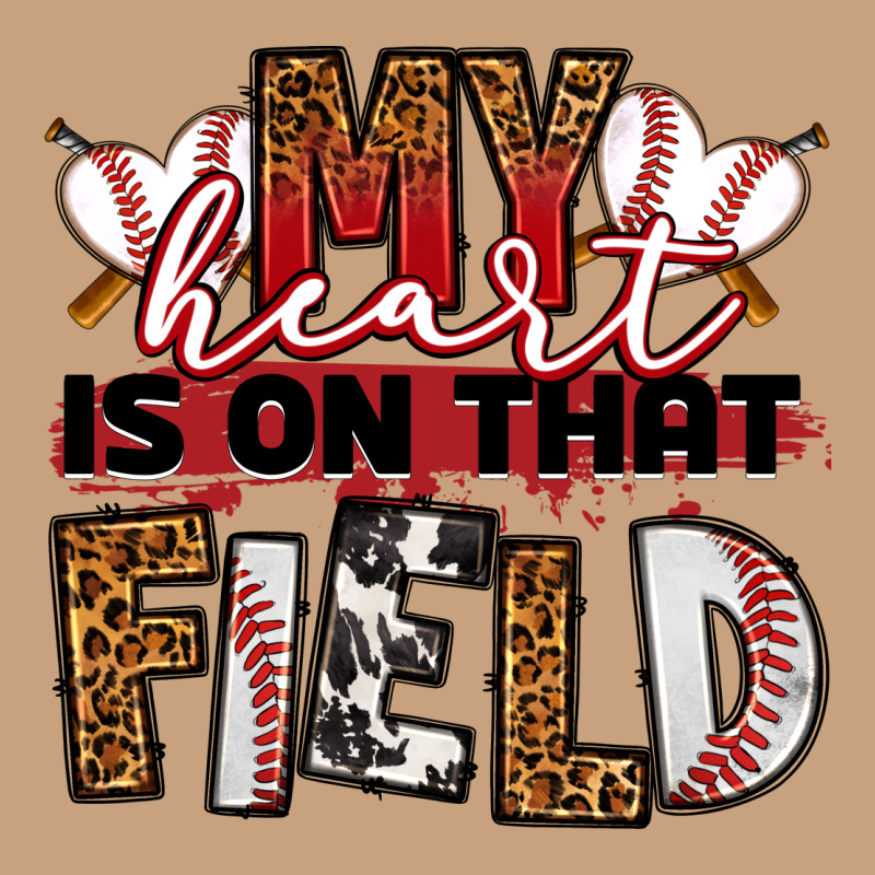 My Heart Is On That Field Baseball Vintage Tee by RanaPortraitStore | Teevron