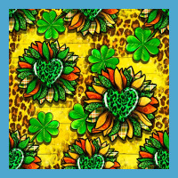 St. Patrick's Sunflower Seamless Pattern Premium Hoodie | Teevron