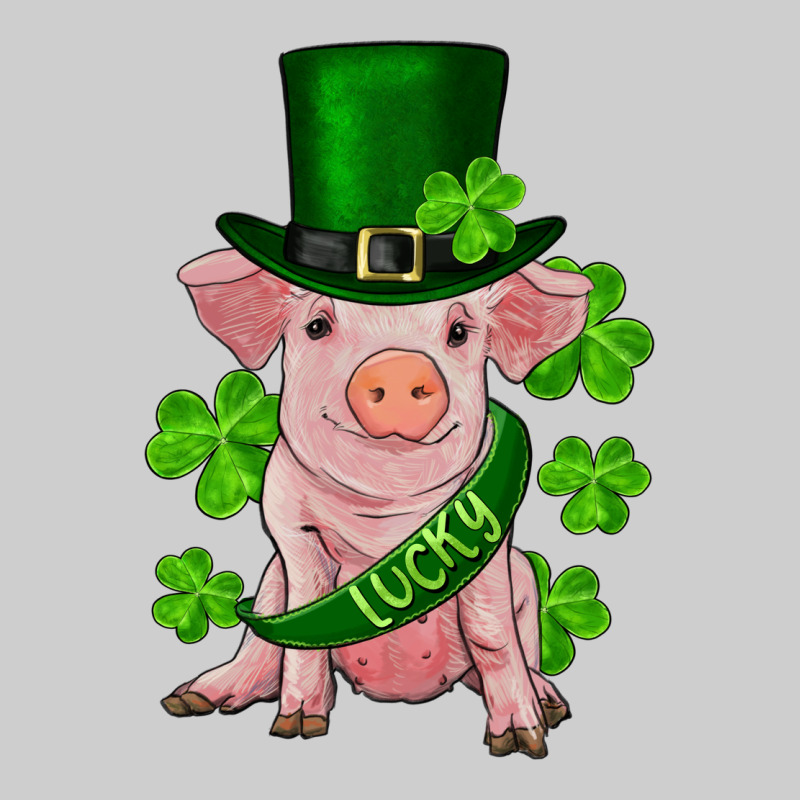 St. Patrick's Day Lucky Baby Pig Premium Tee by RanaPortraitStore | Teevron
