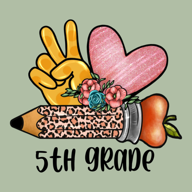 Peace Love 5th Grade Urban Heavy Tee by JahusDesignShop | Teevron