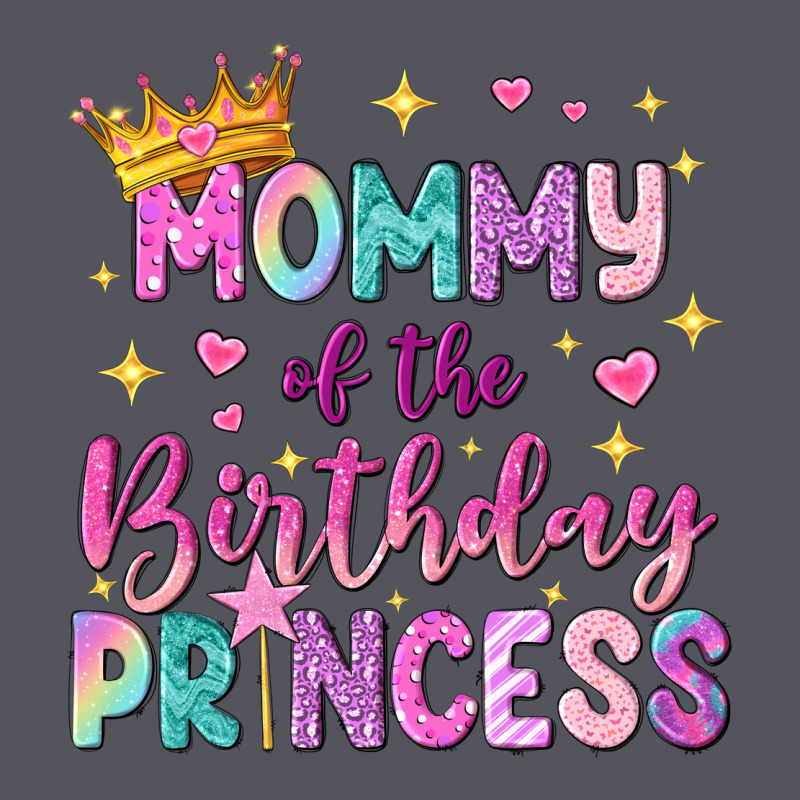 Mommy Of The Birthday Princess Vintage Hoodie by NancyCooperArtShop | Teevron