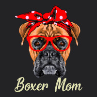 Boxer Mom Dogs  Mothers Day Dog Lovers Gifts For Women Vintage Tee | Teevron