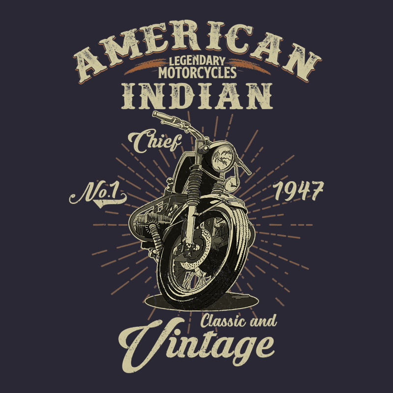 Vintage American Motorcycle Indian For Old Biker Gifts Vintage Tee by longCreatives | Teevron