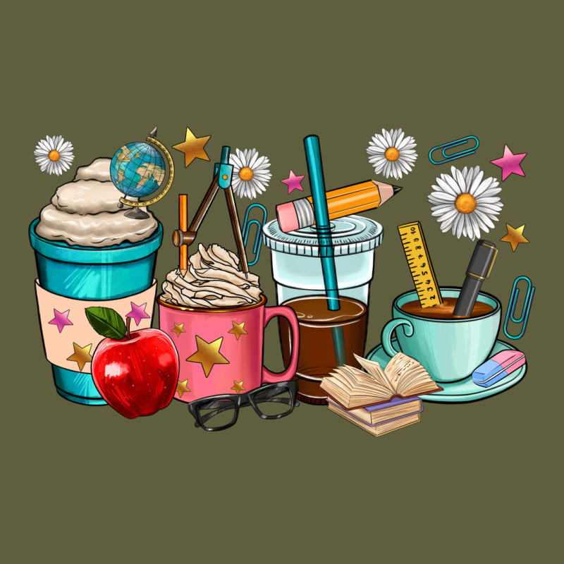 Teacher Coffee Cups Vintage Tee by RanaPortraitStore | Teevron