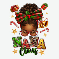 Nana Claus Afro Messy Bun Urban Heavy Tee | Teevron