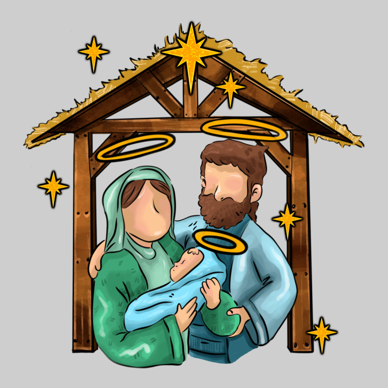 Jesus Newborn Oh Holy Night Premium Tee by MaliasSmallBusiness | Teevron
