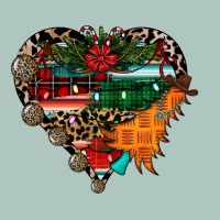 Festive Western Christmas Heart Premium Sweatshirt | Teevron