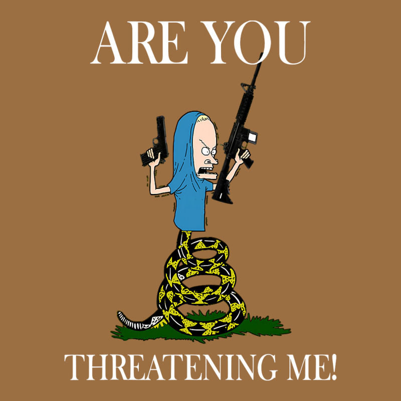 Are You Threatening Me Funny Cartoon Halloween Vintage Tee by longCreatives | Teevron