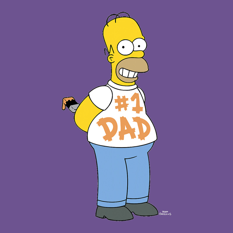 The Simpsons Homer Number 1 Dad Father's Day V2 Vintage Tee by longCreatives | Teevron