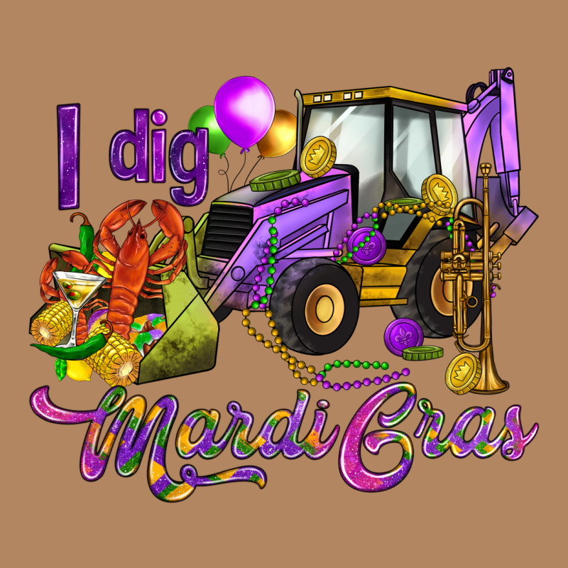 I Dig Mardi Gras Long Sleeve Tee by HowdyJamesFarm | Teevron