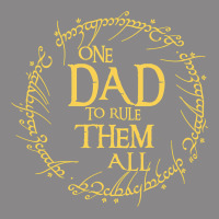 Mens One Dad To Rule Them All  Father's Day Gift Vintage Tee | Teevron