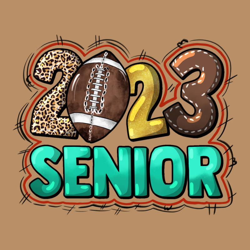 2023 Senior Football Vintage Hoodie by NancyCooperArtShop | Teevron