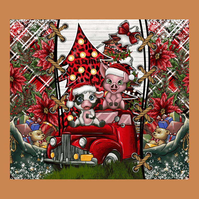 Merry Christmas Heavyweight Hoodie by CowhideDigitalArt | Teevron