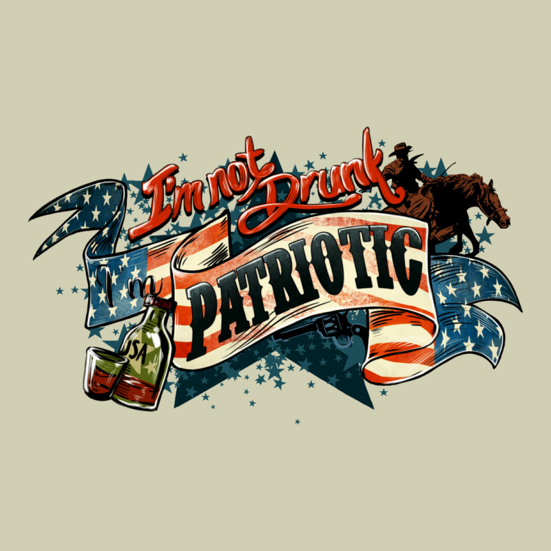 Patriotic Drunk America Heavy Core Tee by NancyCooperArtShop | Teevron