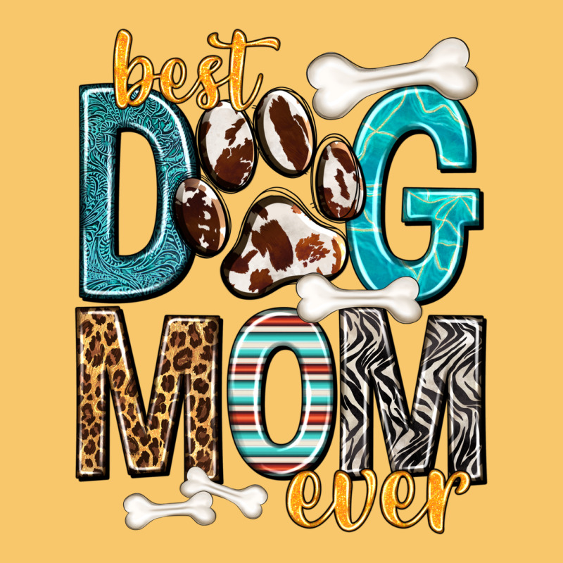 Best Dog Mom Ever Vintage Hoodie by texasbilliewilder | Teevron
