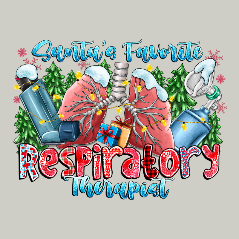 Santa's Favorite Respiratory Therapist Heavyweight Hoodie by CowhideDigitalArt | Teevron