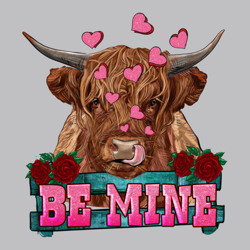 Be Mine Highland Cow Classic Tee by RanaPortraitStore | Teevron