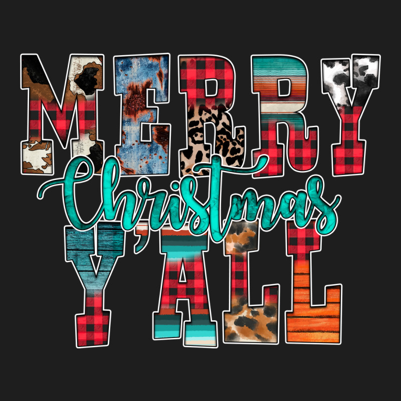 Merry Christmas Y'all Heavyweight Hoodie by CowhideDigitalArt | Teevron