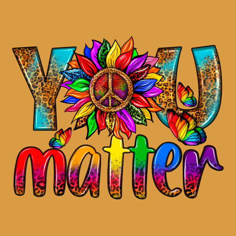Lgbtq+ You Matter With Leopard Urban Heavy Tee by NancyCooperArtShop | Teevron