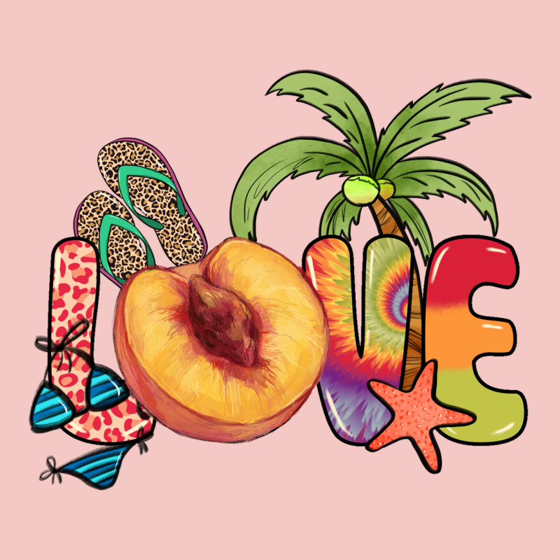 Love Peach Summer Urban Heavy Tee by NancyCooperArtShop | Teevron