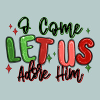 O Come Let Us Adore Him Christmas Heavy Core Tee | Teevron