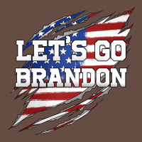 Let's Go Brandon Ripped Cloth With American Flag Long Sleeve Tee | Teevron