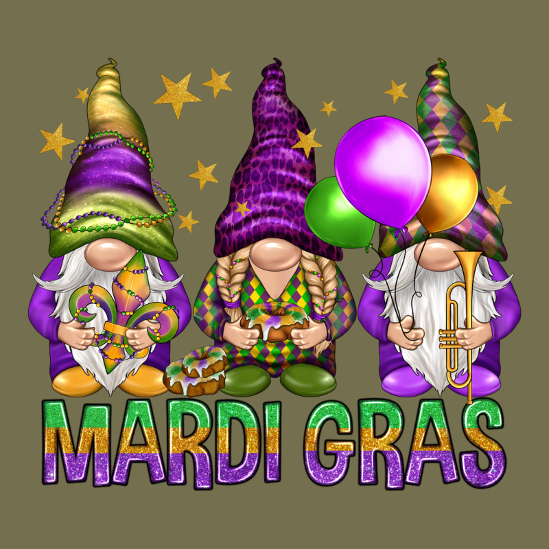 Mardi Gras Crew With Gnomes Vintage Hoodie by NancyCooperArtShop | Teevron