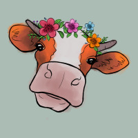 Cow With Flowers Classic Tee | Teevron
