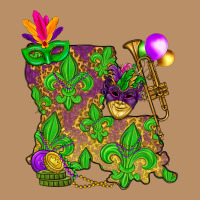 Louisiana Map Mardi Gras Vintage Hoodie | Teevron