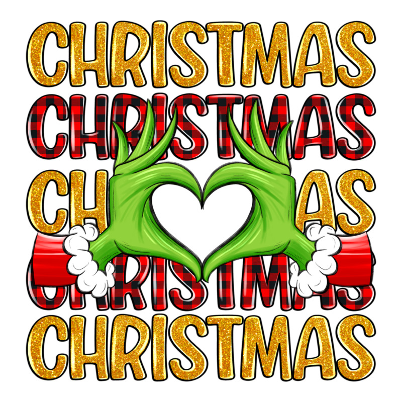 Christmas Grinch Heart Hands Premium Tee by MaliasSmallBusiness | Teevron